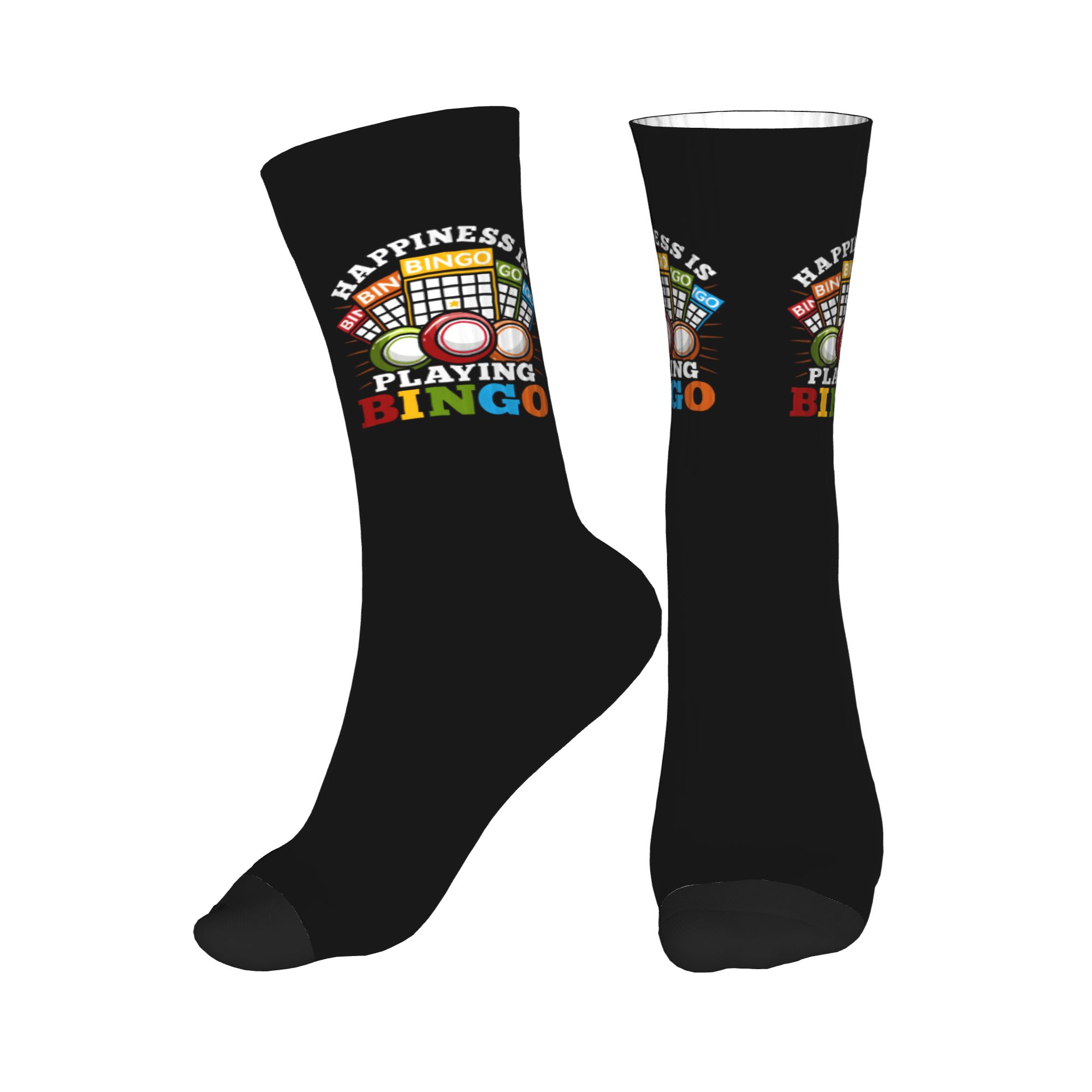 Mens Fashion Dress - Hot Game Bingo Dress Socks Mens
