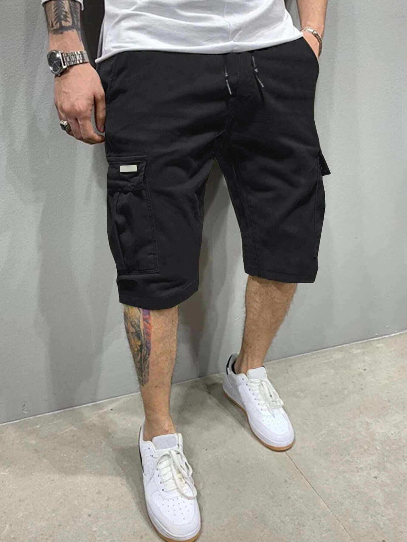 Mens Fashion Workwear - Summer men's cropped pants, fashionable workwear