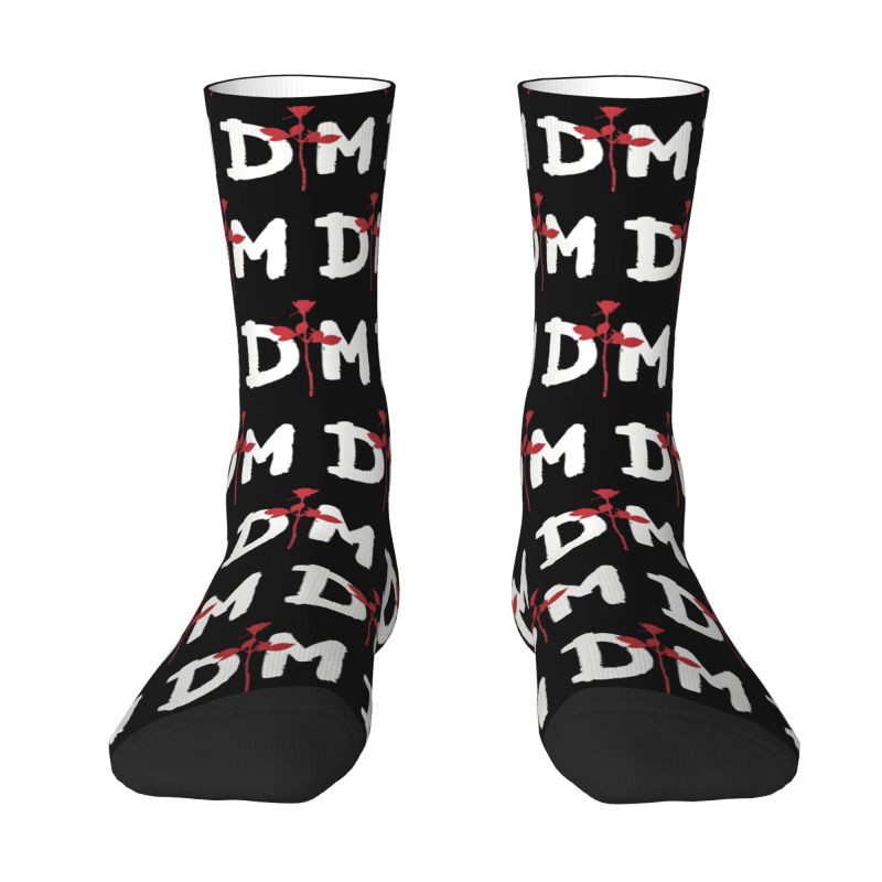 Mens Fashion Dress - Custom Depeche Mode Mens Crew Socks