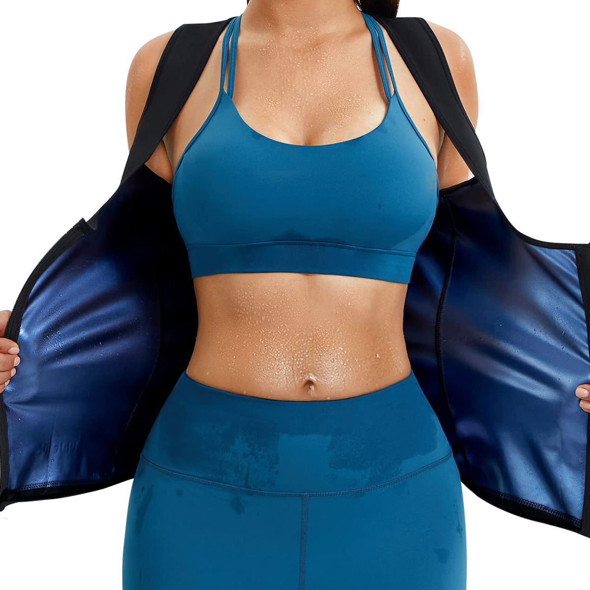 Compression Shirt Workout - 1PCS Women’s Sweat Vest for Weight