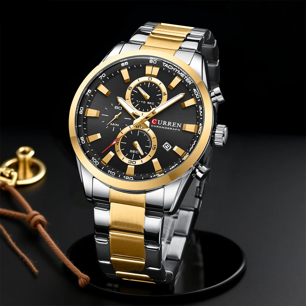 Men'S Fashion Model - CURREN Casual Quartz Chrono Sport Watches