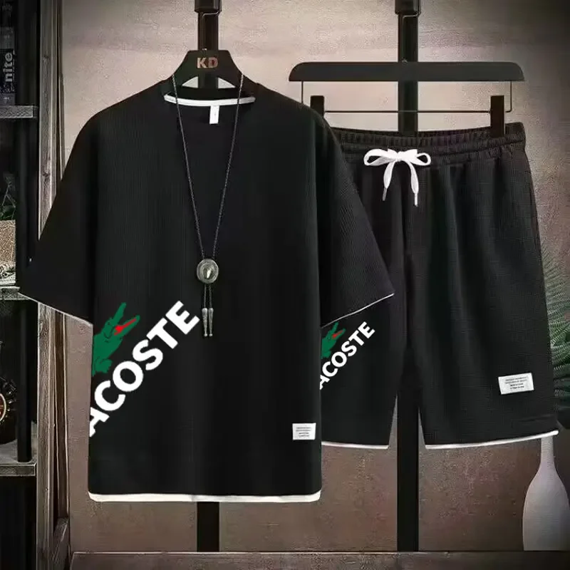 Men'S Fashion Model - 2026 Model Two-Piece Set - Printed