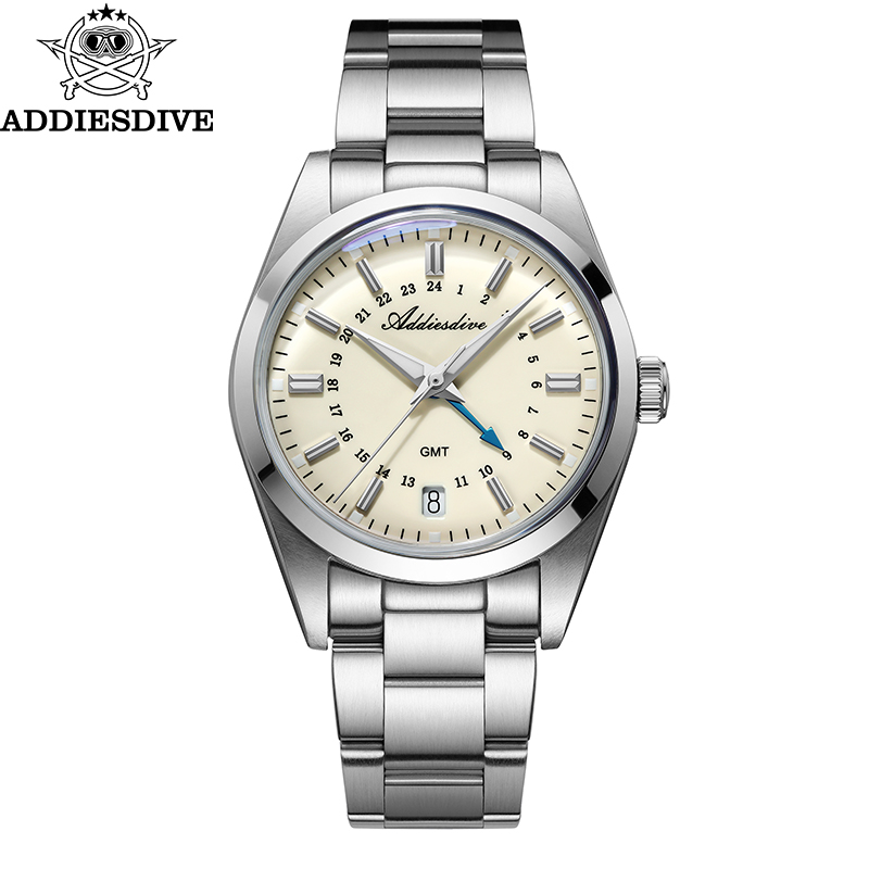 Men'S Fashion Model - ADDIESDIVE Hot Brand 36mm Luxury GMT