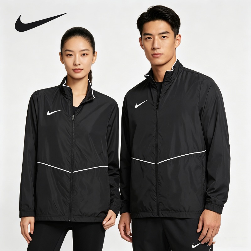 Bomber Jacket Men - Nike Woven Stripe Trim Varsity Bomber