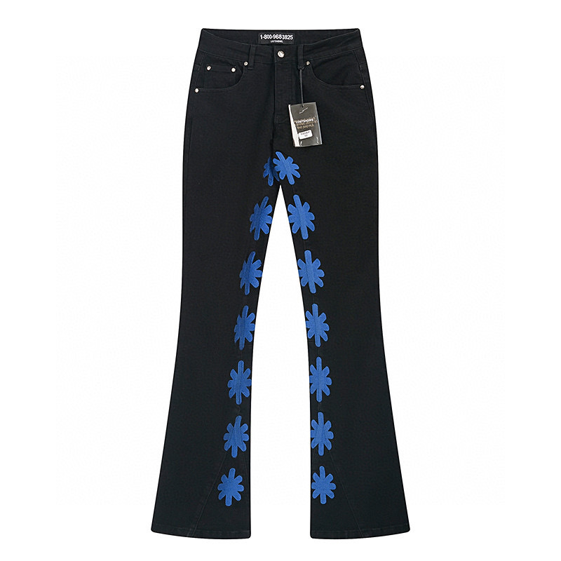 Men'S Fashion Jeans And Boots - LOSTSHDWS Jeans American Street Fashion Casual