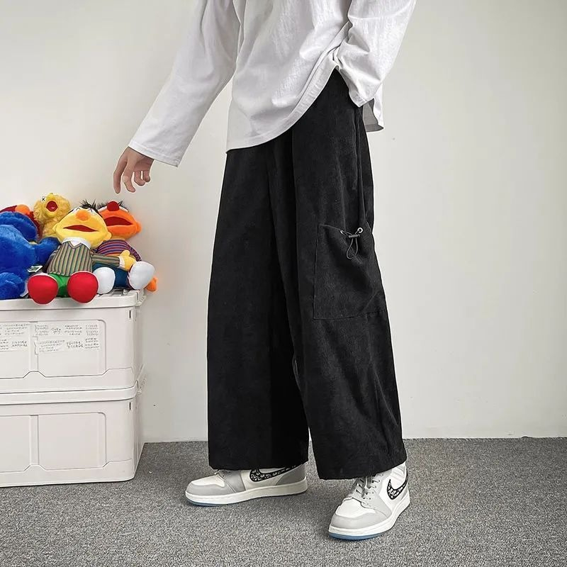 Men's Wide Leg Cargo Pants Jap - Men'S Fashion Trousers ulasan dan harga