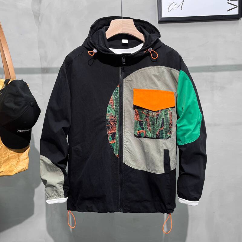 Men's Street Style Casual Loos - Mens Fashion Bomber Jacket ulasan dan harga