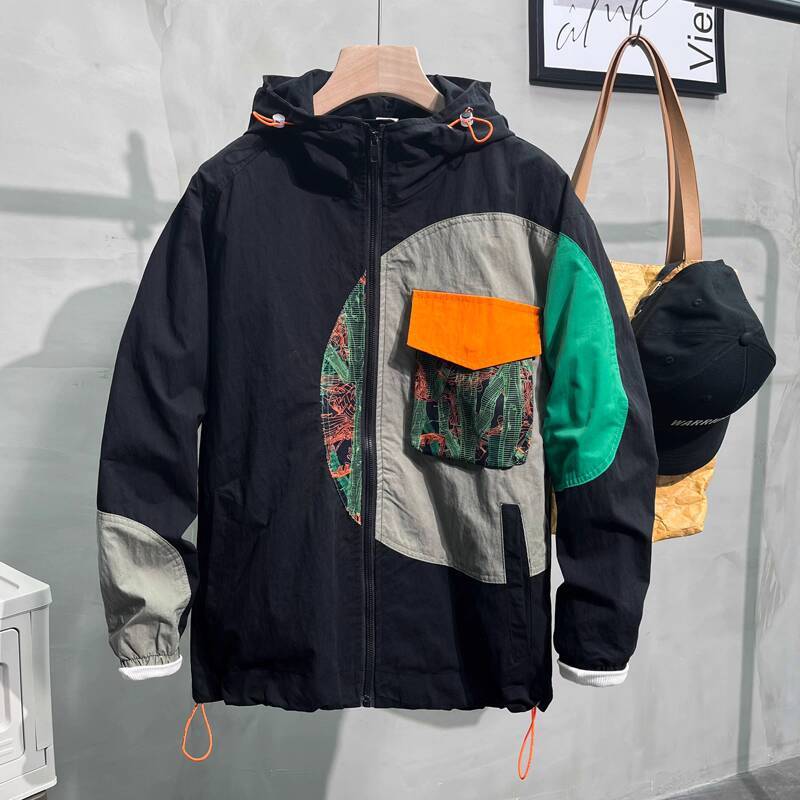 Men's Street Style Casual Loos - Mens Fashion Bomber Jacket ulasan dan harga