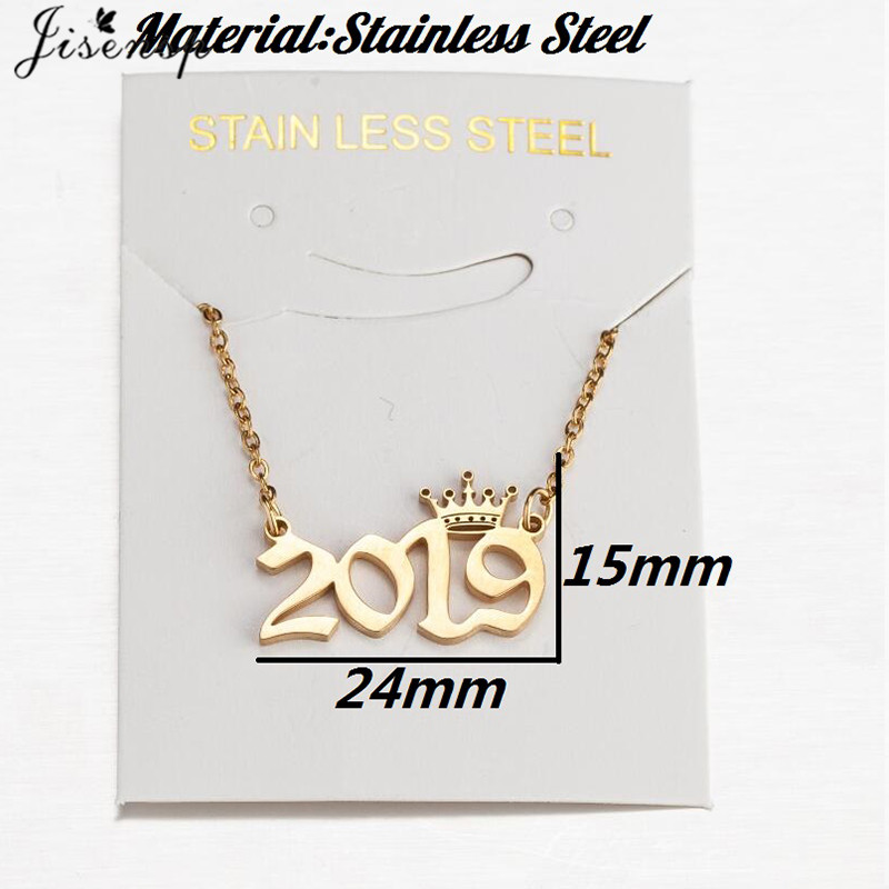 Stainless Steel Crown Year Num - Men'S Fashion Year 2000 ulasan dan harga