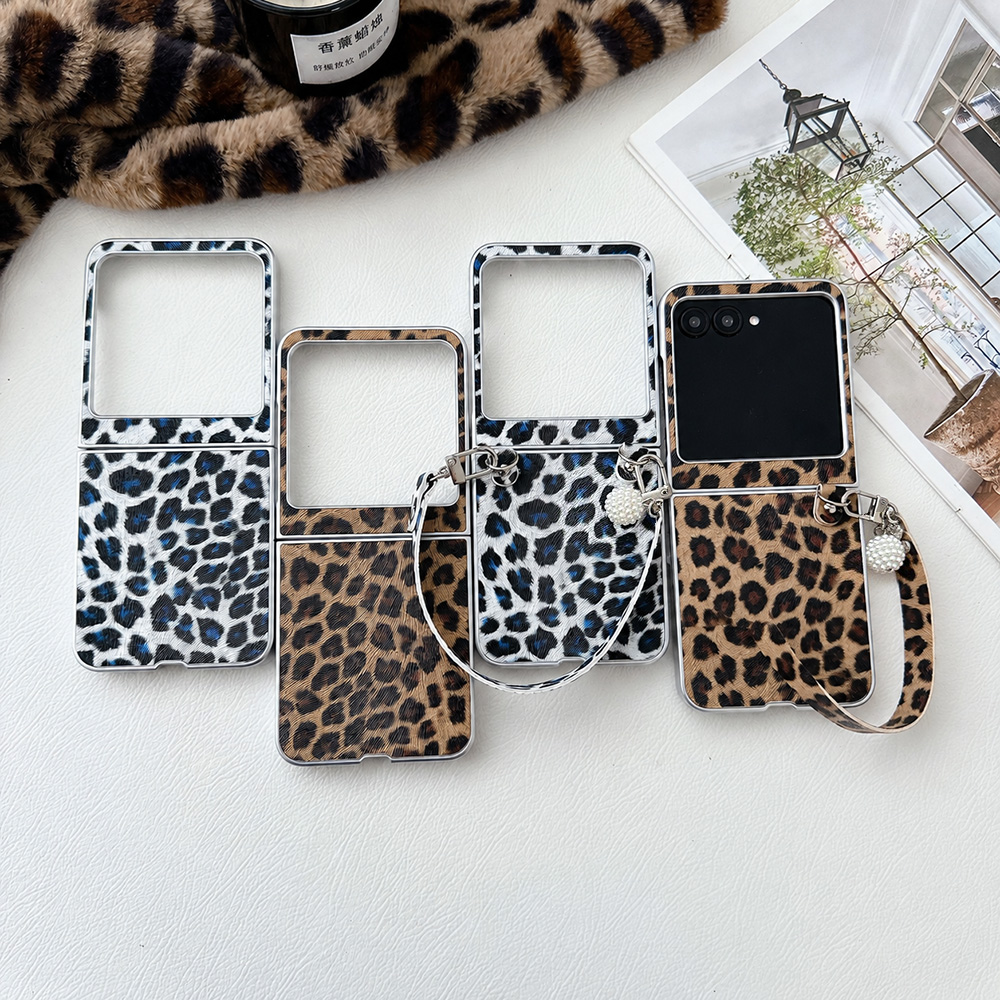 Leopard Print Folding Flip Pho - Mens Fashion Dress ulasan dan harga