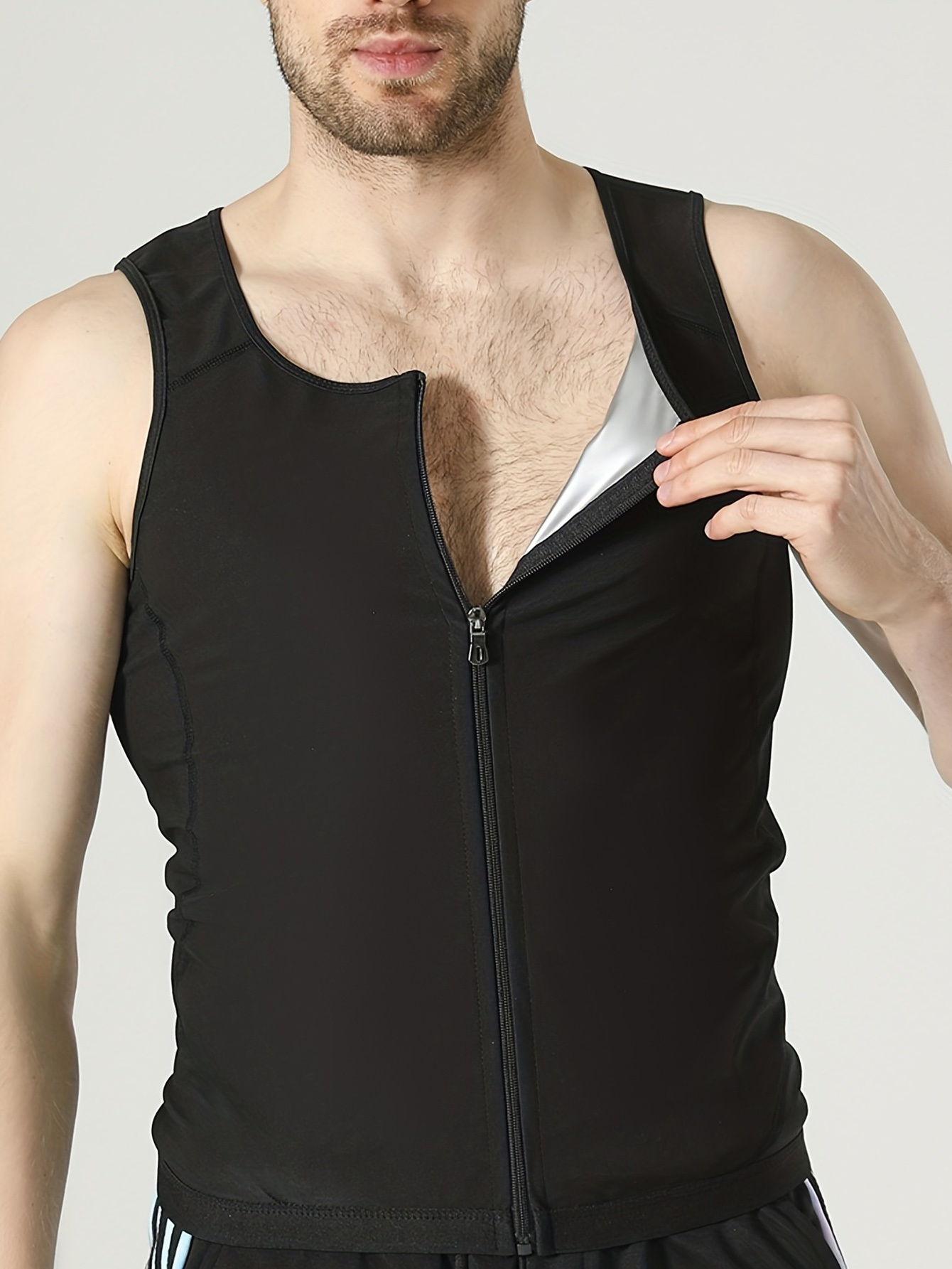 1pcs Sauna Sweat Suits Shirt V - Compression Shirt Workout ulasan dan harga