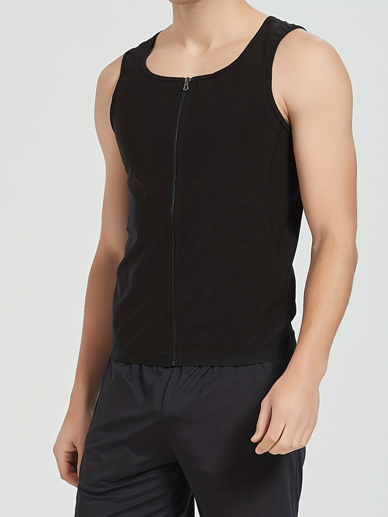 1pcs Sauna Sweat Suits Shirt V - Compression Shirt Workout ulasan dan harga
