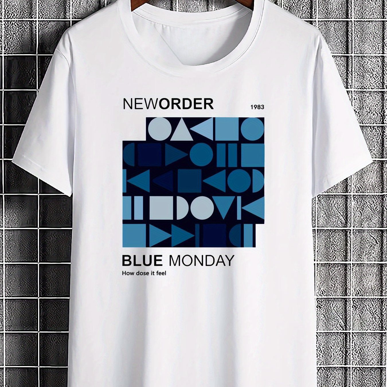 New Order Blue Monday Pattern  - Men'S Fashion From The 80S ulasan dan harga