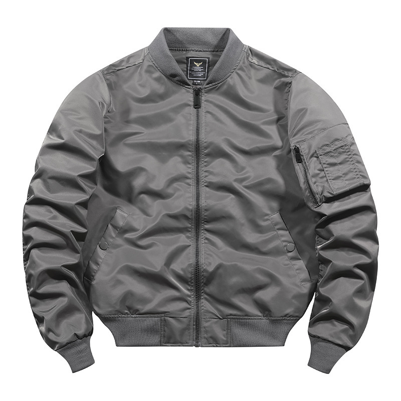 New Fashion Men Flight Jackets - Mens Fashion Bomber Jacket ulasan dan harga