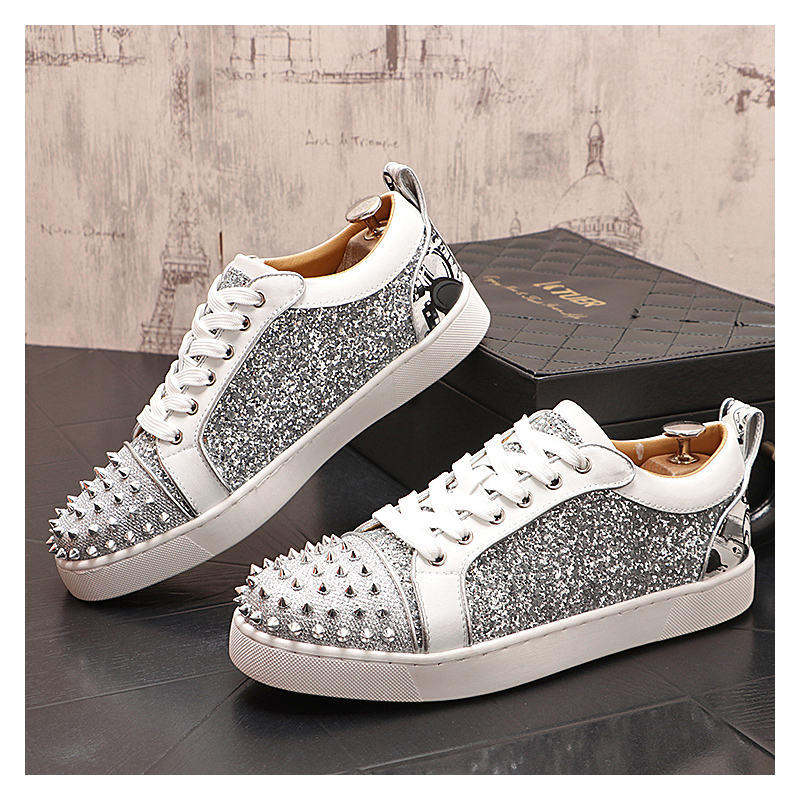mens luxury fashion silver riv - Mens Fashion Dress ulasan dan harga