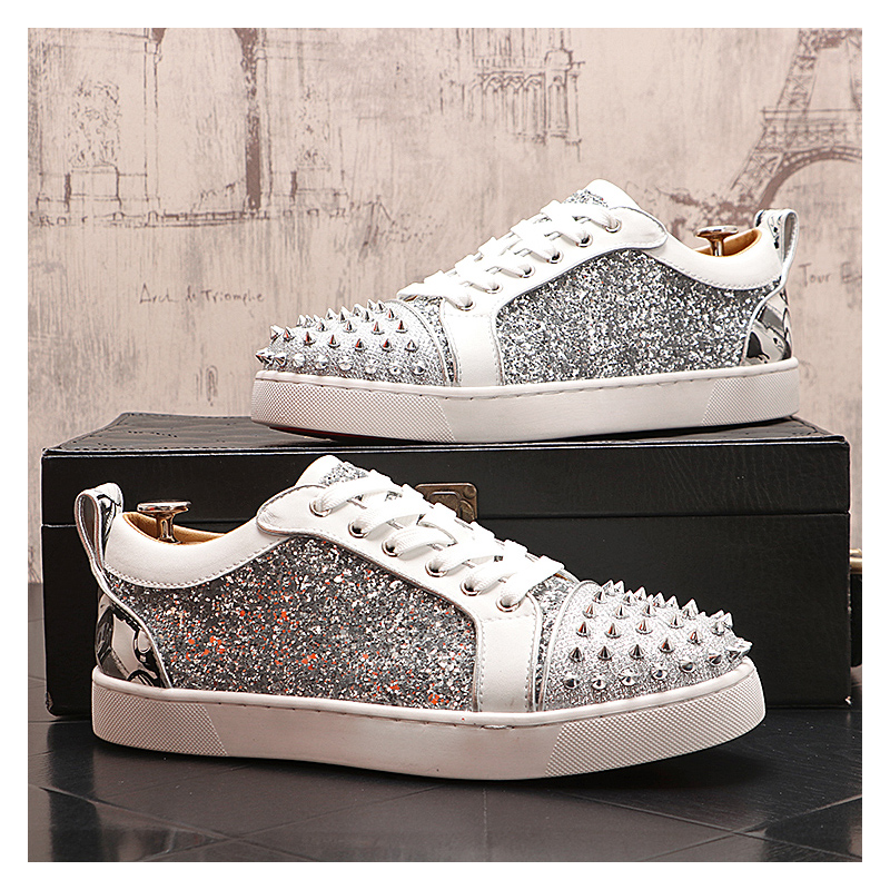 mens luxury fashion silver riv - Mens Fashion Dress ulasan dan harga