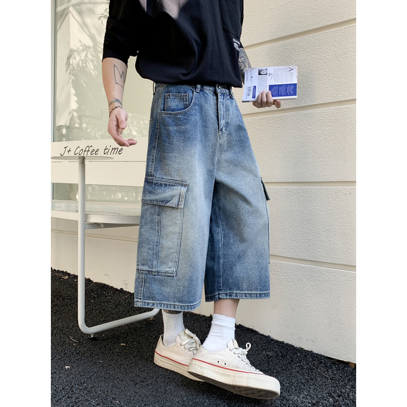 New Men's Cargo Shorts Summer  - Men'S Fashion Trousers ulasan dan harga