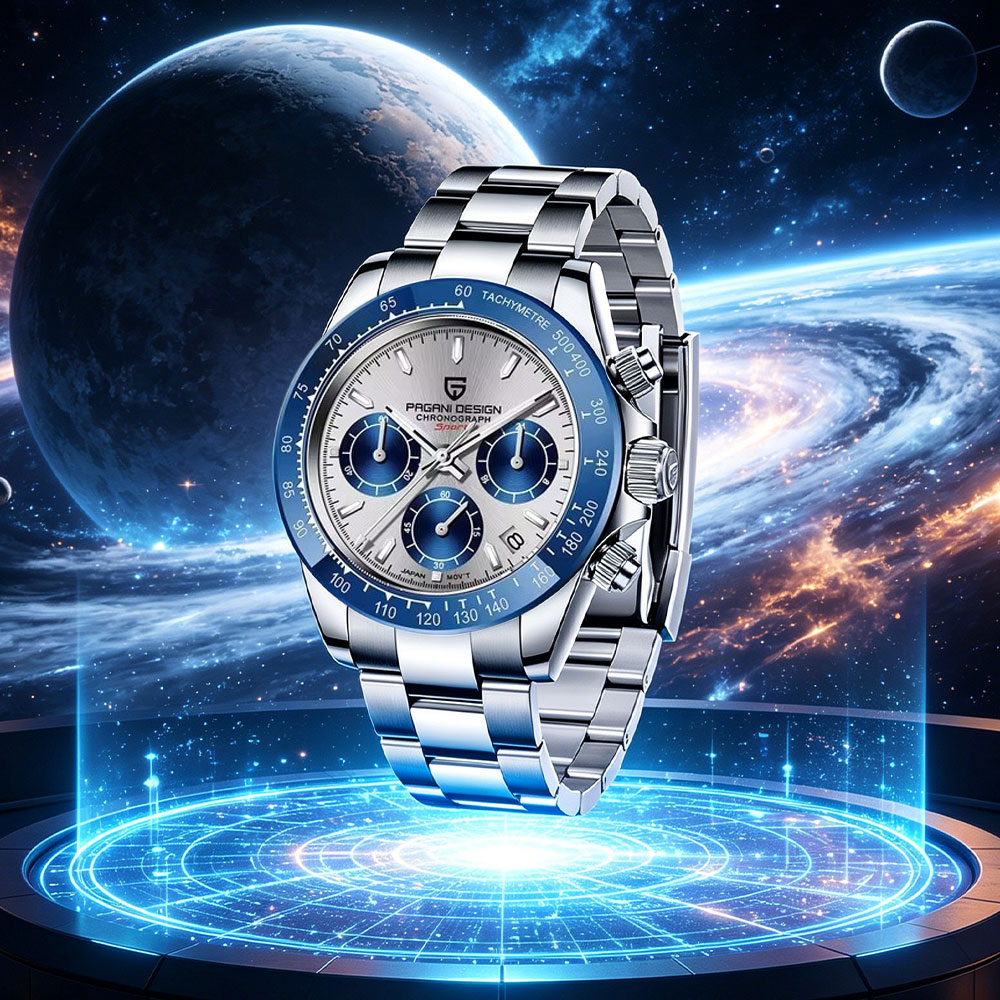 PAGANI DESIGN 40mm Men's Watch - Men'S Fashion Round Glasses ulasan dan harga