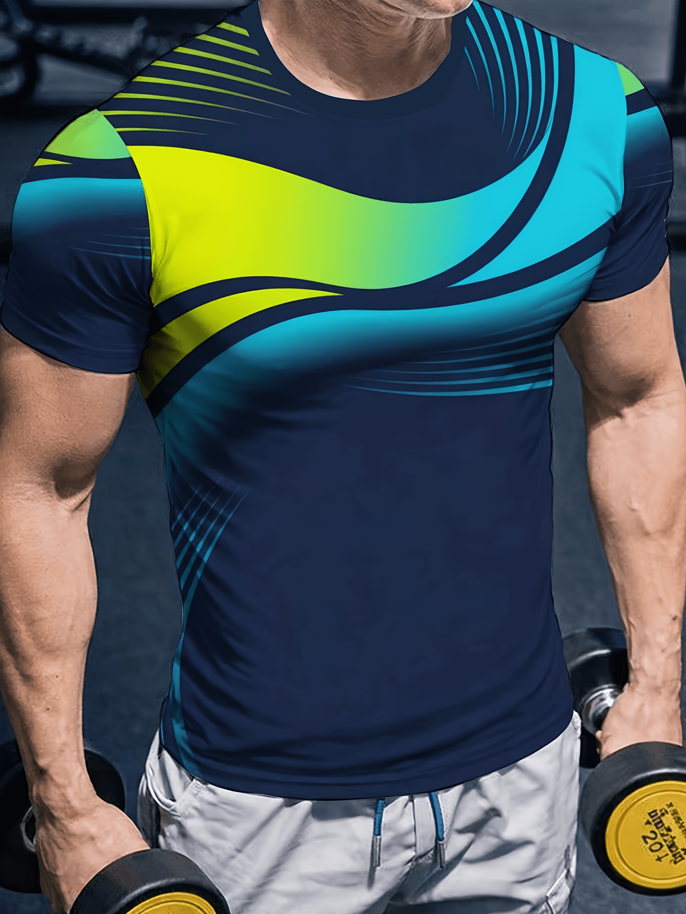 Men High Elastic Quick Dry Spo - Compression Shirt Workout ulasan dan harga