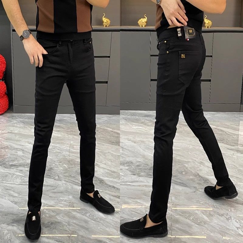 White Jeans Men's European Goo - Men'S Fashion Jeans And Boots ulasan dan harga