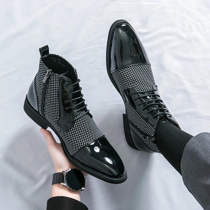 High Quality Men Boots Fashion - Mens Fashion Dress ulasan dan harga