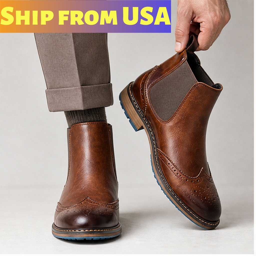 Chelsea Boots Men Comfortable  - Men'S Fashion Model ulasan dan harga