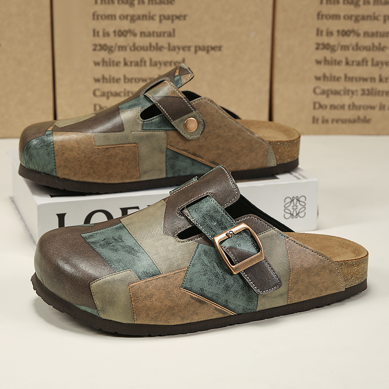 Unisex Cork Closed Toe Slipper - Men'S Fashion For 45 Years Old ulasan dan harga