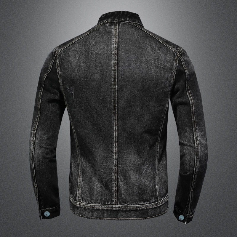 Men Vintage Stand Collar Pilot - Mens Fashion Bomber Jacket ulasan dan harga