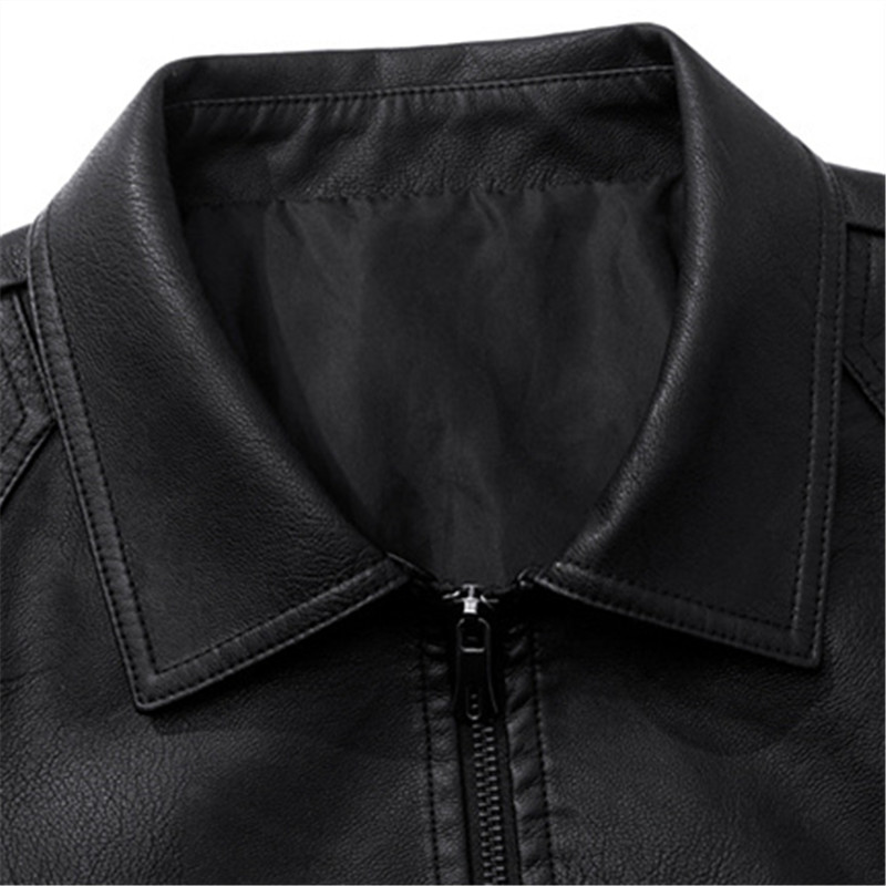 Men's Autumn Winter Coats Pu L - Mens Fashion Bomber Jacket ulasan dan harga