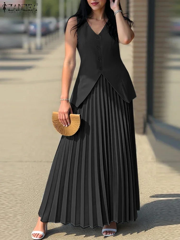 ZANZEA Summer 2PCS Dress Sets  - Mens Fashion Summer 2025 ulasan dan harga