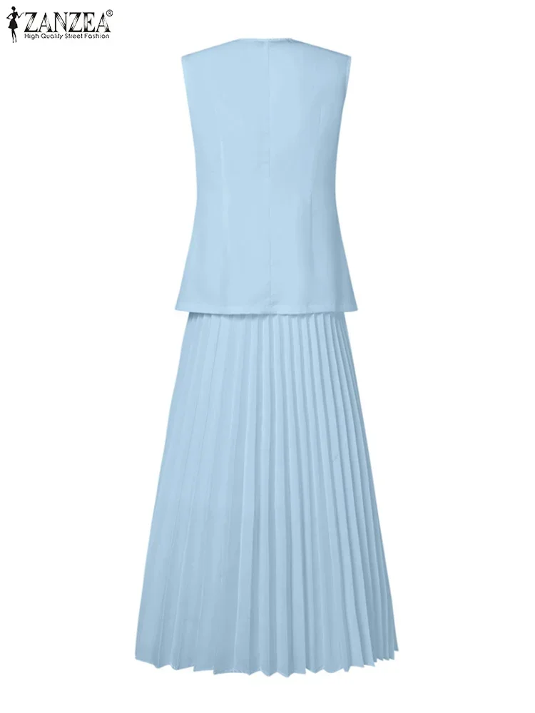ZANZEA Summer 2PCS Dress Sets  - Mens Fashion Summer 2025 ulasan dan harga