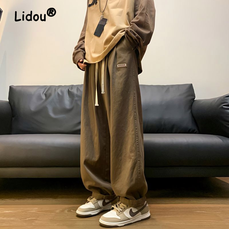 Vintage Fashion Pasting Cloth  - Men'S Fashion Trousers ulasan dan harga