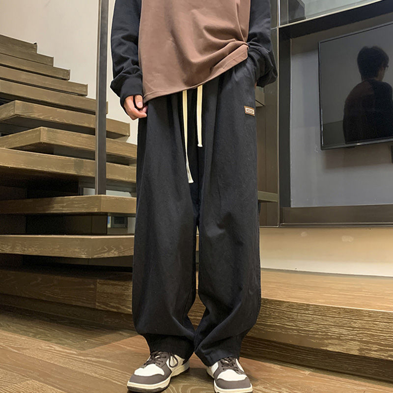 Vintage Fashion Pasting Cloth  - Men'S Fashion Trousers ulasan dan harga