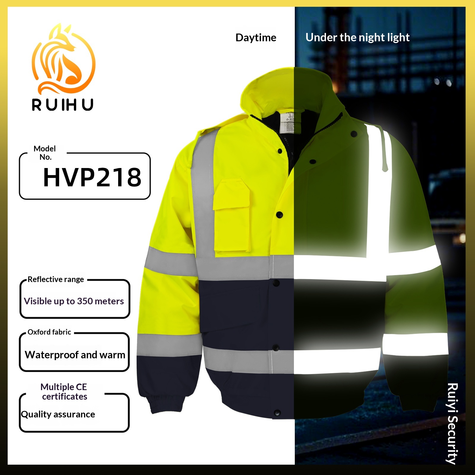 Winter High Visibility Warm Ja - Bomber Jacket Men ulasan dan harga