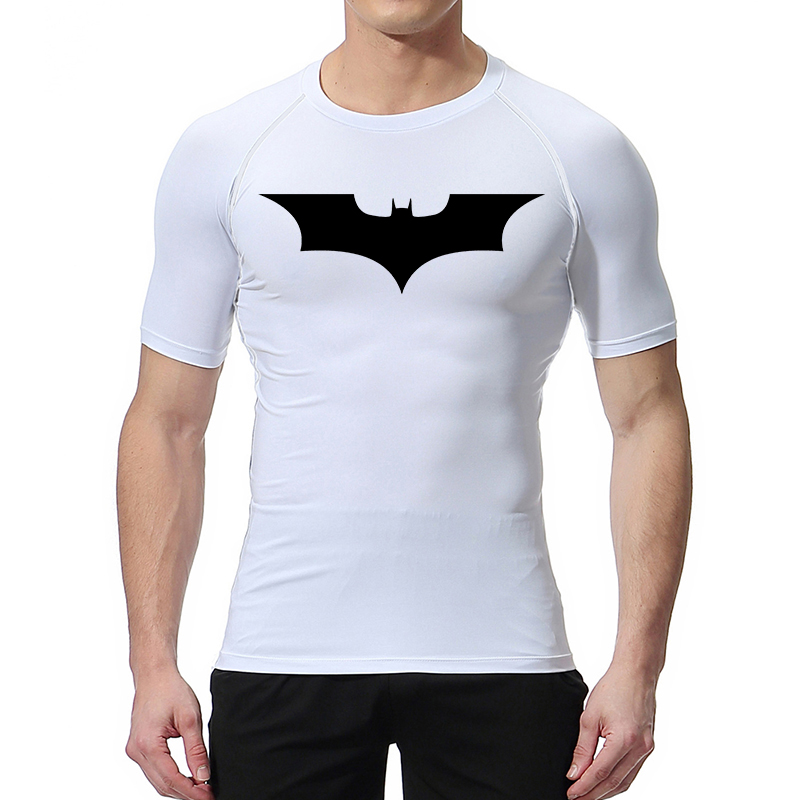 Bat Print Compression Shirts f - Compression Shirt Workout ulasan dan harga
