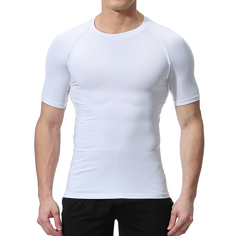 Skull Number Print Short Sleev - Compression Shirt Workout ulasan dan harga