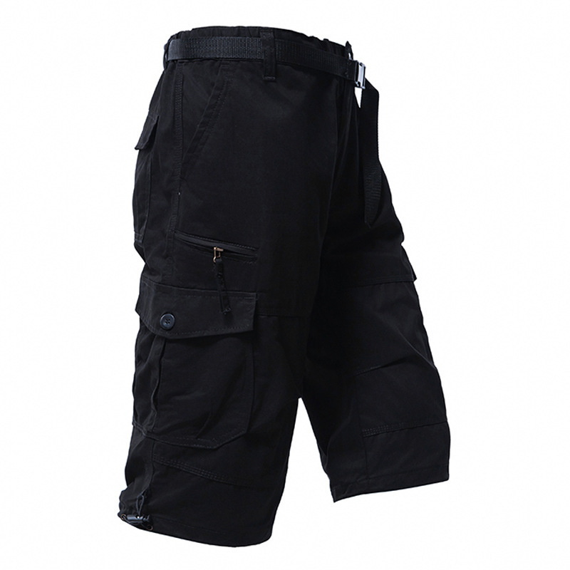 Men's Cotton 3/4 Pants Loose P - Mens Fashion Workwear ulasan dan harga