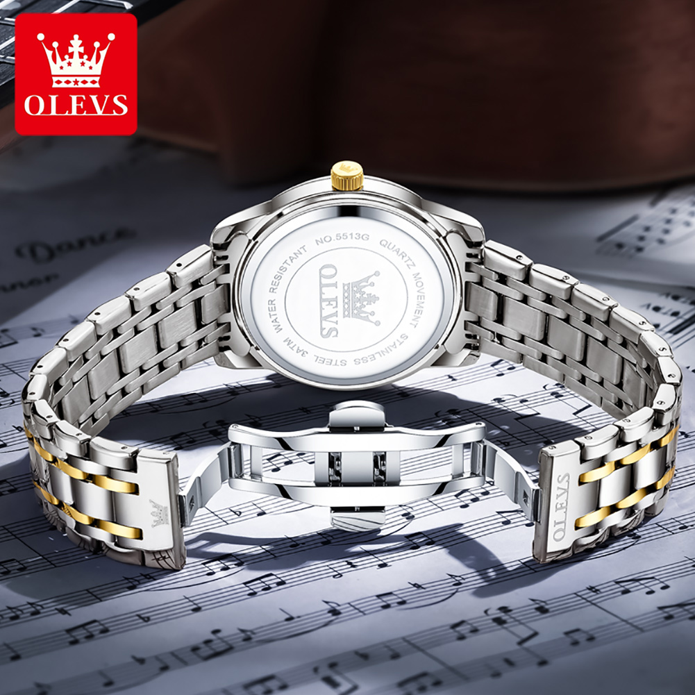OLEVS Brand Fashion men's watc - Men'S Fashion Model ulasan dan harga