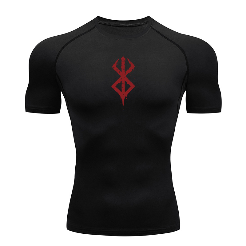 Men's Print Compression Shirts - Compression Shirt Workout ulasan dan harga