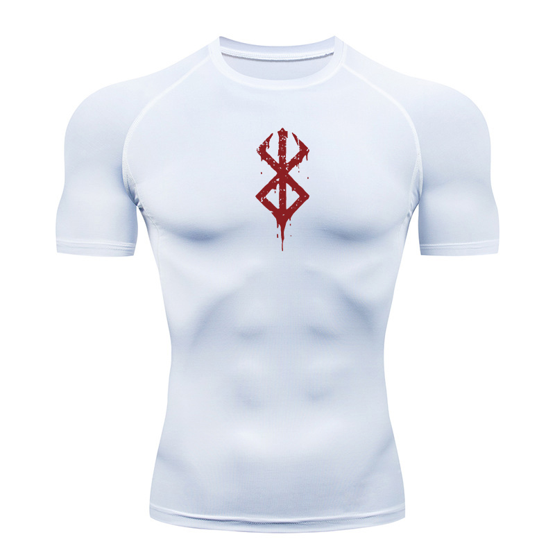 Men's Print Compression Shirts - Compression Shirt Workout ulasan dan harga