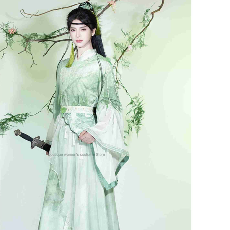 Men Fashion Hanfu Dress Fu Yun - Mens Fashion Dress ulasan dan harga