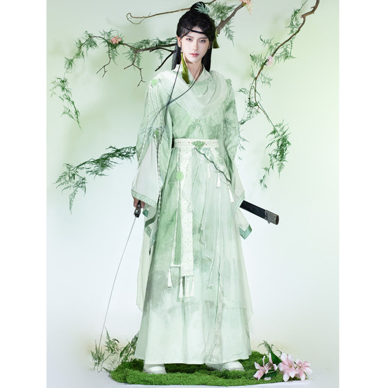Men Fashion Hanfu Dress Fu Yun - Mens Fashion Dress ulasan dan harga
