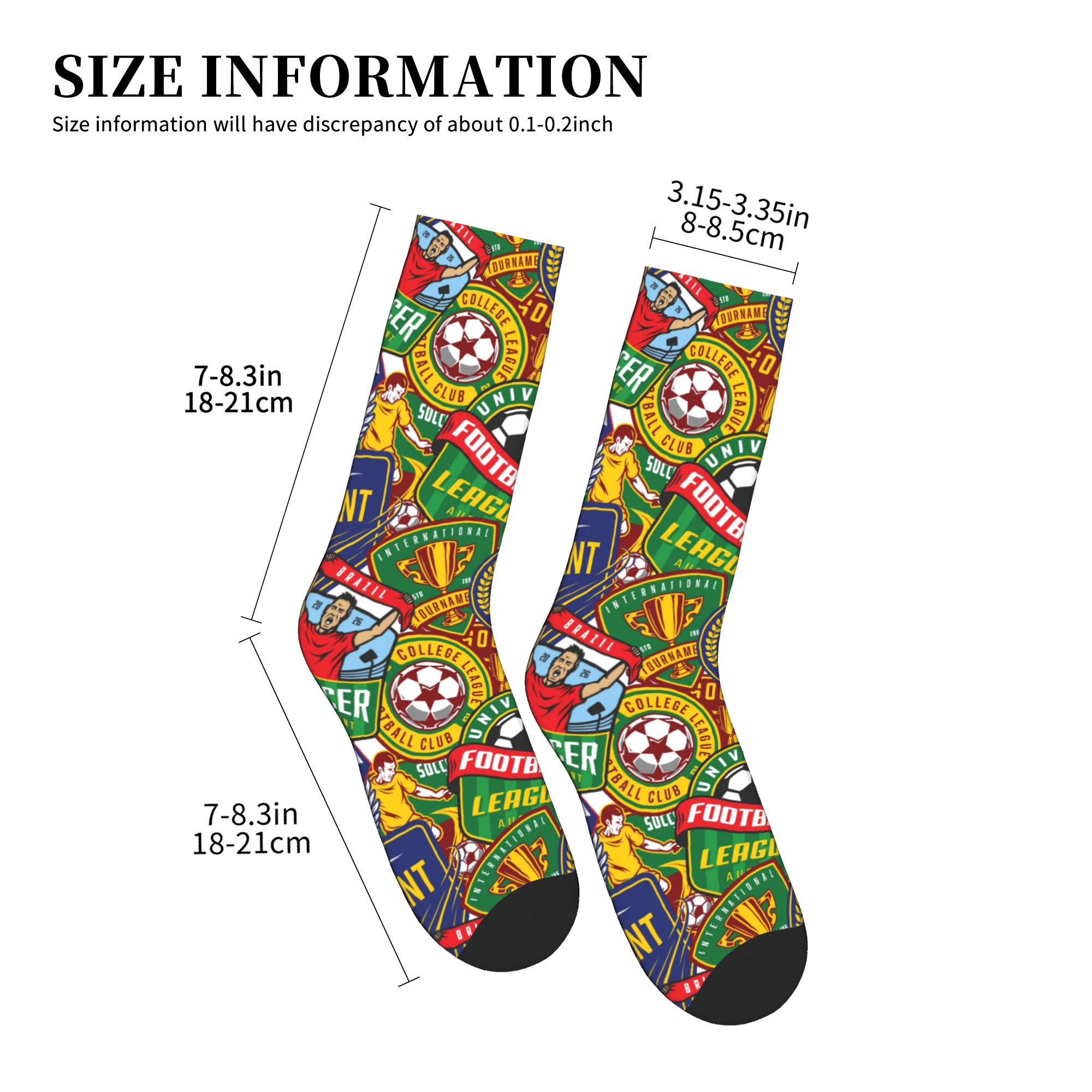 Retro Soccer Badge Green Red S - Mens Fashion Dress ulasan dan harga