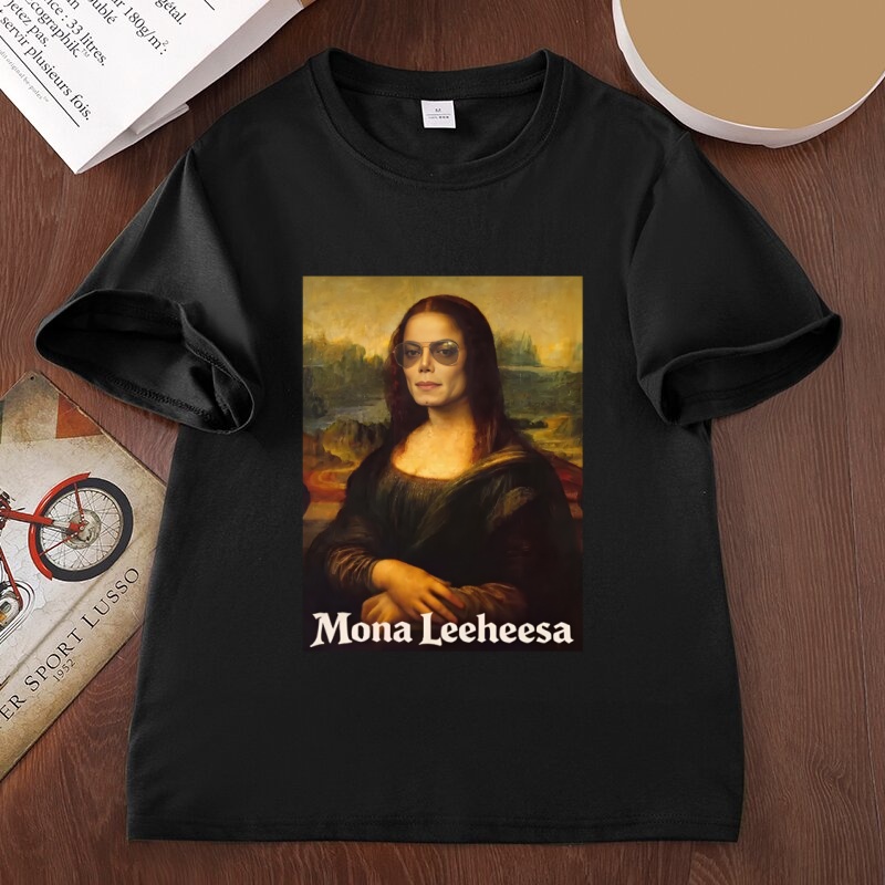 Funny Mona Lisa Parody Graphic - Men'S Fashion From The 80S ulasan dan harga