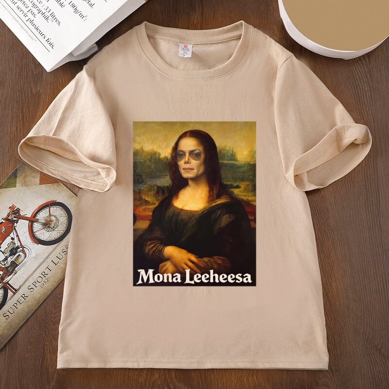 Funny Mona Lisa Parody Graphic - Men'S Fashion From The 80S ulasan dan harga