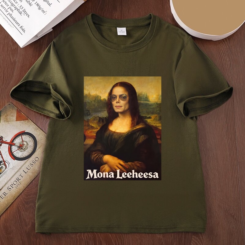 Funny Mona Lisa Parody Graphic - Men'S Fashion From The 80S ulasan dan harga