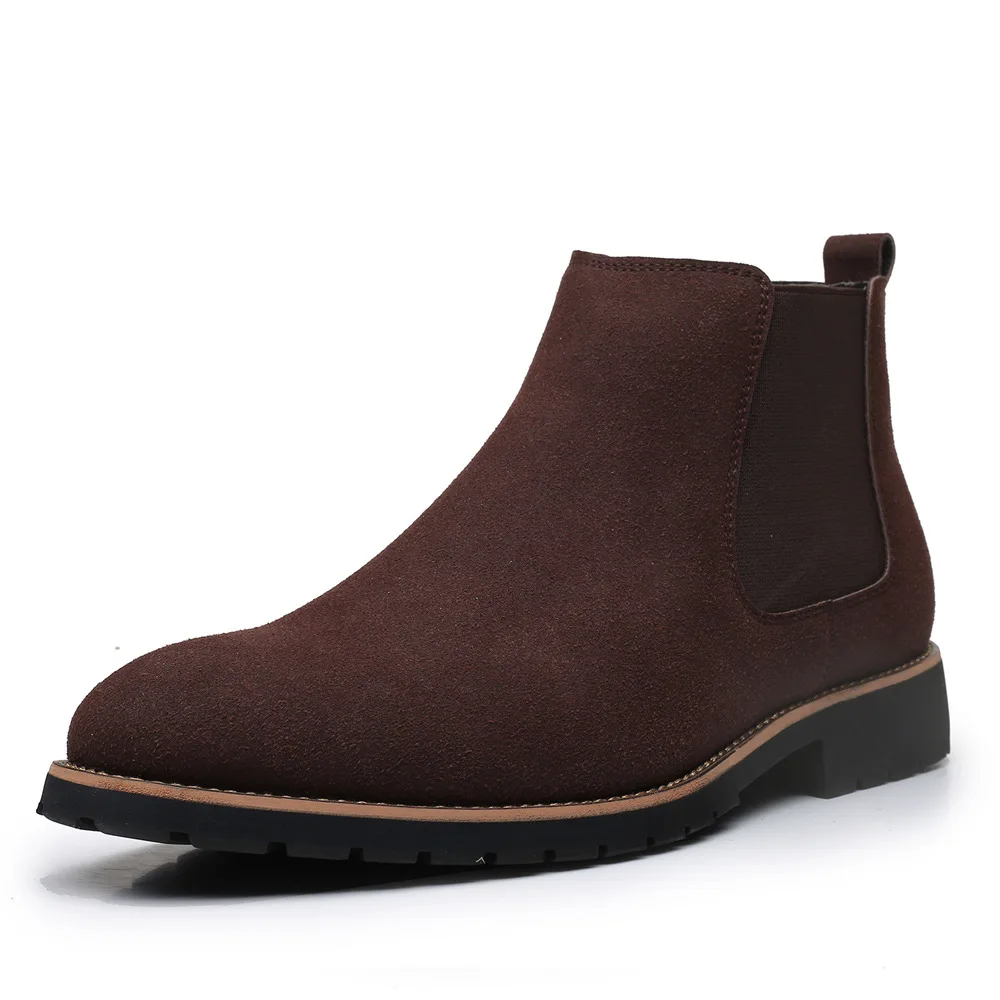 Men Ankle Boots British Style  - Mens Fashion Dress ulasan dan harga