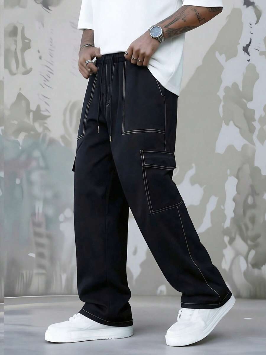 Men's Outdoor Cargo Style Styl - Men'S Fashion Trousers ulasan dan harga