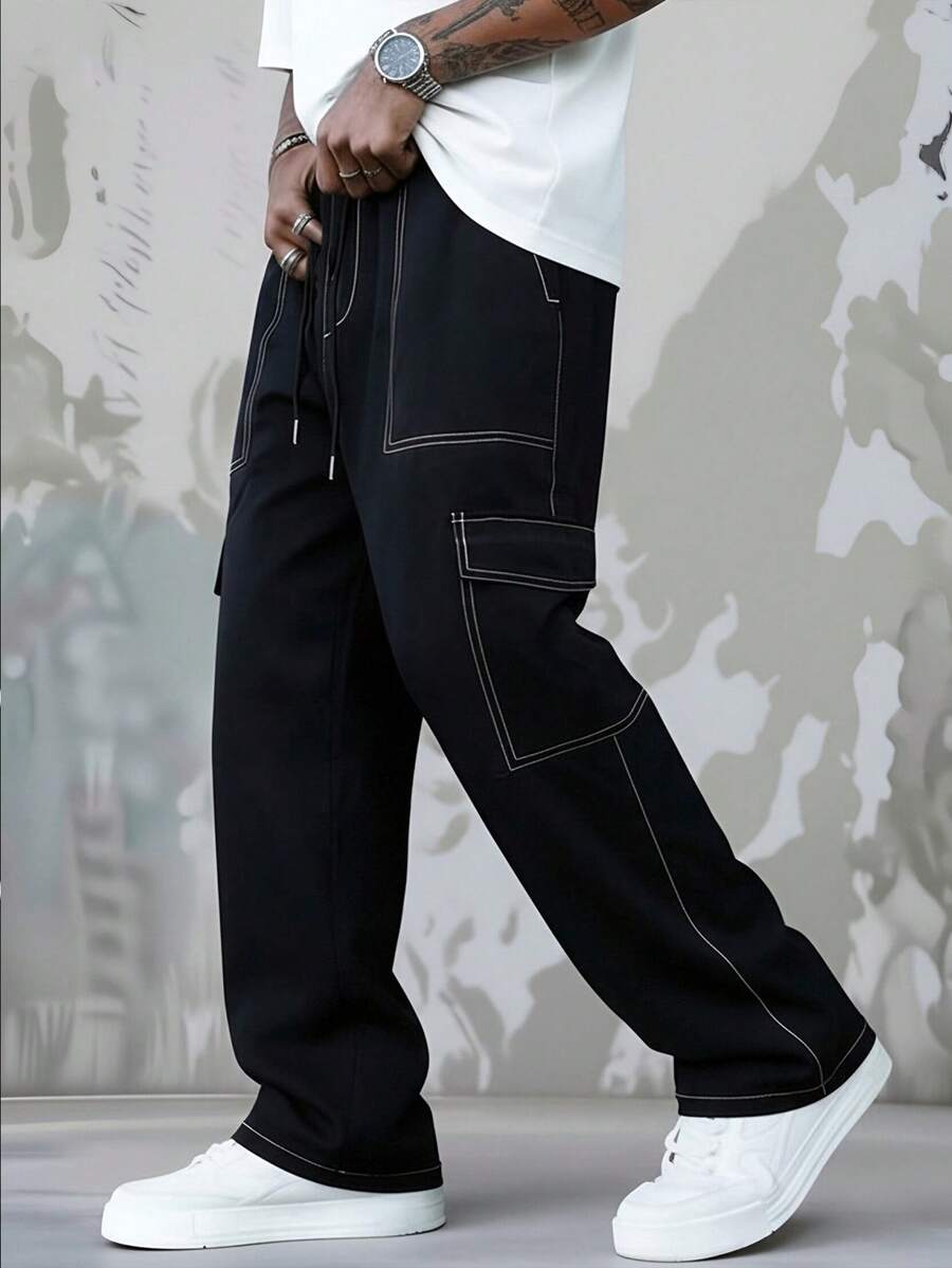 Men's Outdoor Cargo Style Styl - Men'S Fashion Trousers ulasan dan harga