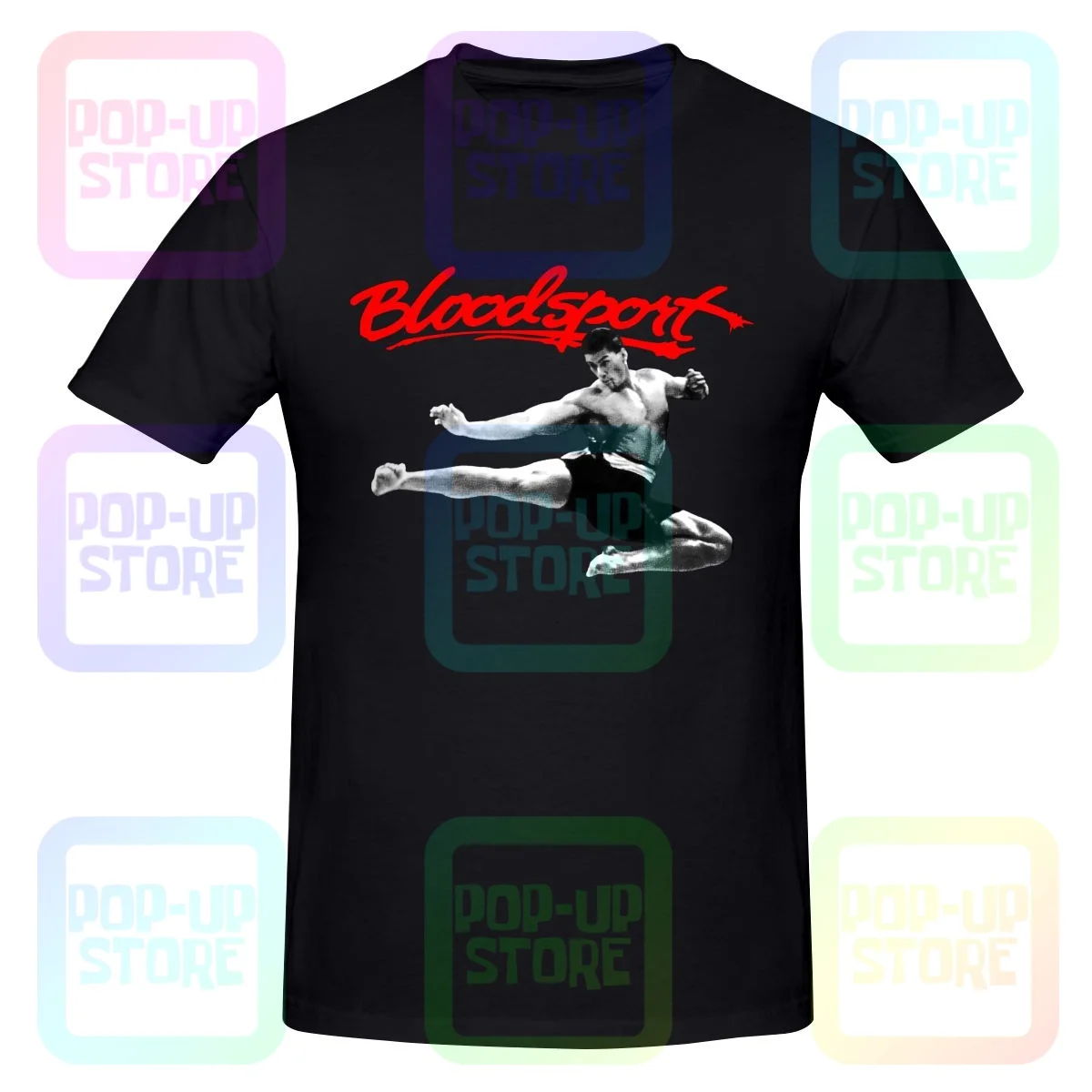 Bloodsport Van Damme Movie Fun - Men'S Fashion From The 80S ulasan dan harga